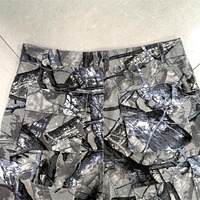 Shorts de sport pour hommes personnalisés en tissu nylon imperméable à séchage rapide et respirant, motif camouflage arboral, style streetwear décontracté, coupe cargo mi-longue