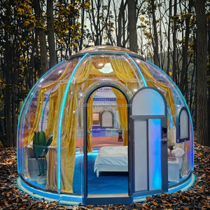 अभिनव आधुनिक डिजाइन पूर्वनिर्मित पारदर्शी पीसी गुंबद ग्रीनहाउस आउटडोर होटल पार्क बबल हाउस - Product Image 2