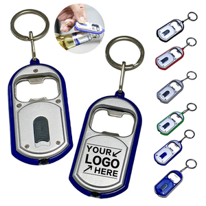 Custom Bottle Opener <b>Key</b> Chains with LED Light <b>Key</b> Ring - Product Image 1