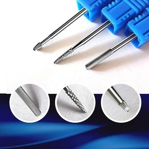 <b>Pink</b> Ceramic Nail Cone Tip <b>Drill</b> Bits 2.35mm Electric Rotary Tool for Manicure Pedicure Cuticle Cleaning Grinding Head Sander - Product Image 5