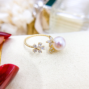 S925 Silver <b>Ring</b> Accessory DIY 10-12mm Beads with 10501 Gun Black Holder Empty <b>Crystal</b> <b>Rings</b> Jewelry for Personalized Design - Product Image 2