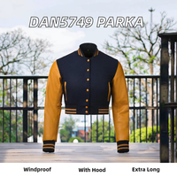 DAN5749 Chaqueta Parka con Capucha Oversize para Mujer, Estilo Safari, Cortavientos Largo de Otoño, Patrón a Cuadros, Lona de Algodón Fino