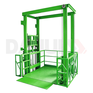 Ascenseur de fret industriel hydraulique, hauteur 3m-8m, avec garde-corps fermé, colonne personnalisée, élévateur de marchandises pour la fabrication - Product Image 4