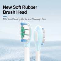 Brosse à dents électrique à moteur servo, quatre modes de nettoyage, technologie de vibration oscillante, écran LED intégré, soins bucco-dentaires intelligents, IPX7