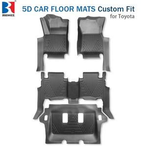 Tapis de voiture TPE sur mesure au prix d'usine pour Toyota Fortuner |   Tapis de sol de voiture de qualité supérieure, protection intégrale, fournis par le fabricant - Product Image 1