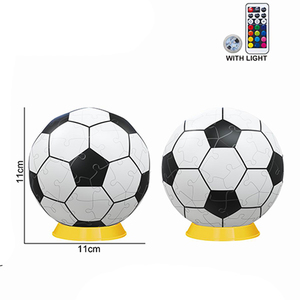 Puzzle 3D Educativo Fai-da-Te con <span class=keywords><strong>Globo</strong></span>, Luna, Pallone da Basket e Pallone da Calcio Illuminati con Telecomando e Stampa UV - Product Image 4