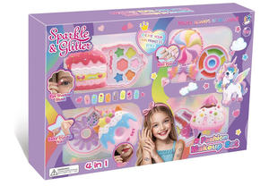 Kit de maquillage pour enfants <span class=keywords><strong>pas</strong></span> <span class=keywords><strong>cher</strong></span> 2026, jouets de simulation, <span class=keywords><strong>valise</strong></span> de cosmétiques, jouets de maquillage pour enfants, ensemble de beauté - Product Image 4