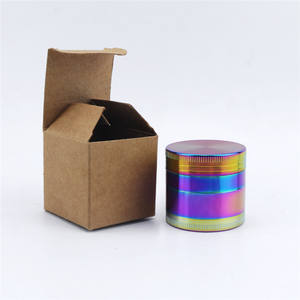 Custom Classic 4 Layer Metal Herb Grinder Premium Hologram Colorful Grinder Smoker Smoking Accessories Crusher - Product Image 6