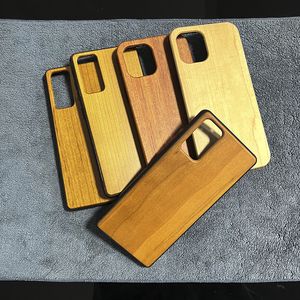 Funda de teléfono con grabado de madera real para Samsung S24 A52 <span class=keywords><strong>Xiaomi</strong></span>, Material de bambú a prueba de golpes, diseño comercial - Product Image 2