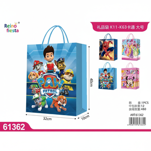 Grandi Sacchetti Regalo Assortiti con Design Cartoon 32x40x10 cm, Gadget per Feste per Bambini, Marca Peiyong Modello 61362 - Product Image 2