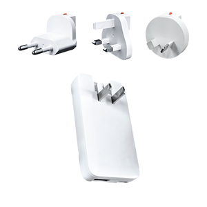 อะแดปเตอร์ชาร์จ GaN 65W สำหรับเดินทาง แบบสองพอร์ต - Product Image 1