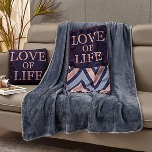 Coussin de voyage personnalisé confortable - Flanelle douce en polyester polaire pour les <span class=keywords><strong>voyages</strong></span> en voiture, les loisirs en plein air et le confort en déplacement - Product Image 2