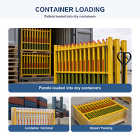 Clôture en fibre de verre GRP, résistante à la rouille et aux intempéries, pour enclos de bétail, volailles, fermes et vergers, service OEM