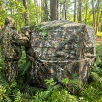 Tente de camouflage 270 degrés pour observation des oiseaux et chasse au cerf, au faisan et à l'ours – Fournitures de jeu CS pour le camping en extérieur