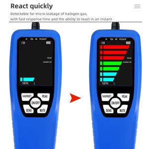 مستشعر غاز هيداو HEDAO LD-600 شاشة عرض LCD هالوجين كاشف تفريغ غاز صوت + ضوء إنذار - Product Image 6