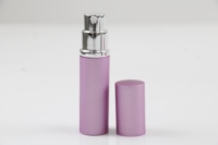 Atomizador de Perfume de Aluminio de 5 ml con Cabeza Plana, Multicolor, Recargable, Botella de Spray de Viaje de Bolsillo