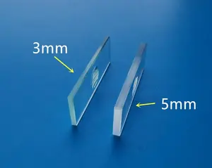 Vidro 3mm espessura uma depressão sulco côncavo microscópio slide único poço concavidade cavidade slide