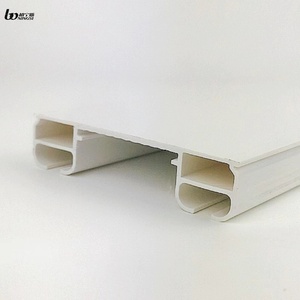 Rail de <span class=keywords><strong>rideau</strong></span> moderne en <span class=keywords><strong>PVC</strong></span> Boningsi SL2, anti-rouille, robuste, longueur personnalisable, <span class=keywords><strong>pour</strong></span> salon, mariage, Bar Mitzvah, contemporain - Product Image 1