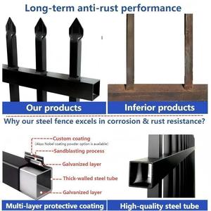 Metal <strong>Fence</strong> Design <strong>Ideas</strong> Outdoor Cafe <strong>Fence</strong> Simple Boundary Wall Fencing Gate - Product Image 4
