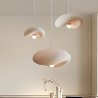 Lampe suspendue au plafond de forme irrégulière au design créatif, lustre de restaurant, luminaire suspendu Wabi Sabi pour hôtel, salle à manger, chambre à coucher