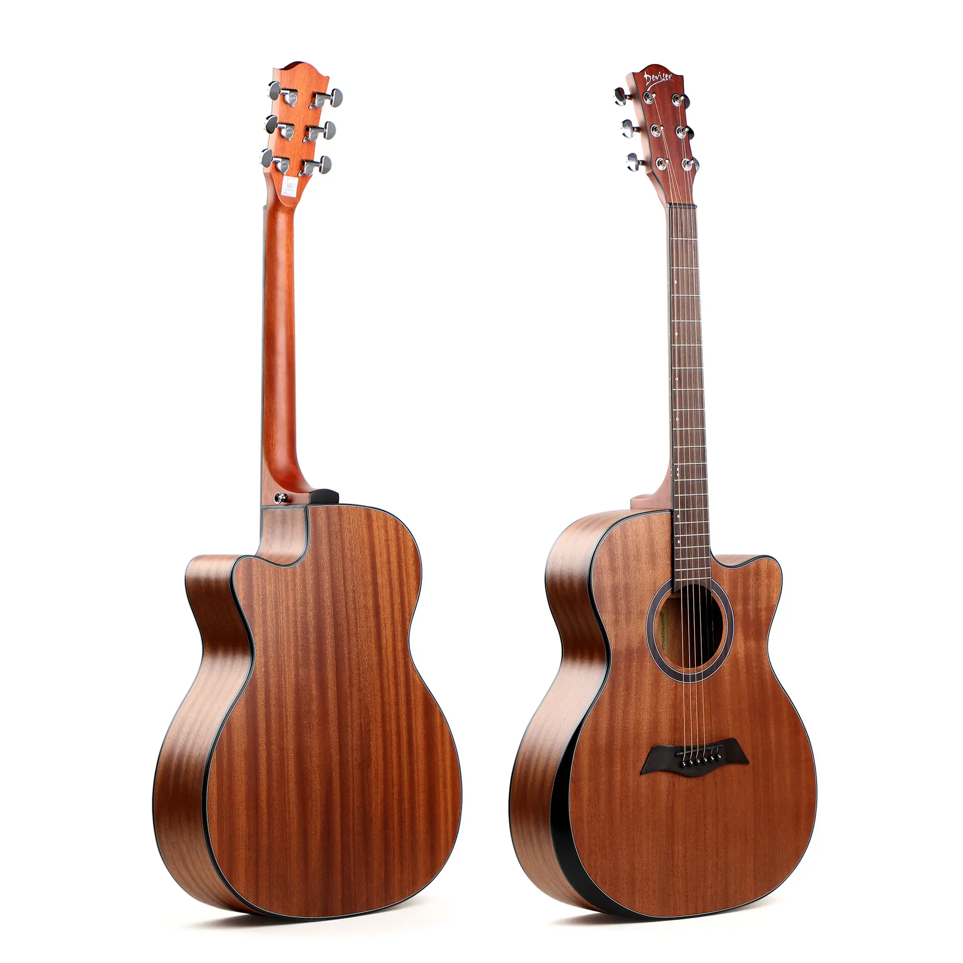 Direta de fábrica, 40 polegadas folk violão pode b violão acústico completo sapele plywood pode ser instalado com boxe elétrico