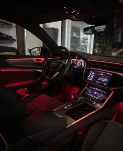 Kit d'éclairage d'ambiance de haute qualité pour <span class=keywords><strong>Audi</strong></span> A6 C7 C8 - Ajustement spécifique au véhicule - Luminosité réglable - Performance sans scintillement - Product Image 2