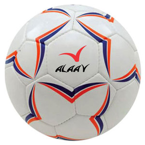 Match en cuir coloré ballon de football cousu à la main taille personnalisée - Product Image 1