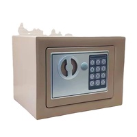 Boîte du fabricant avec serrure électronique numérique Argent Bijoux Acier Coffre-fort Smart Key Coffre-fort de sécurité numérique pour la maison et le bureau