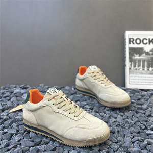 Zapatillas Retro Casuales de Cuero y Gamuza, Calzado Cómodo para Caminar, Fabricación Personalizada OEM, Marca Privada para Marcas - Product Image 2