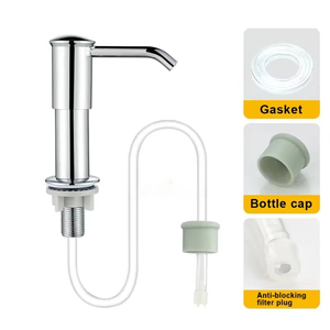 Distributeur de savon pour comptoir de cuisine en gros avec tube d'extension, pompe à savon manuelle en plastique pour accessoires - Product Image 1