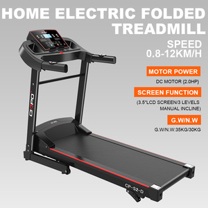 Ciapo Hot Bán hàng S2 nhà có thể gập lại Máy chạy bộ với 2.0HP 3.5 "Màn hình LED chạy khu vực tại 400*1100mm Hướng dẫn sử dụng nghiêng - Product Image 3