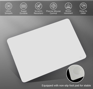 Chuyên nghiệp Esport siêu mịn kính cường lực chuột <span class=keywords><strong>Pad</strong></span> cứng chơi game với chống trượt kiểm soát tốc độ hàng đầu Bề mặt vi khắc - Product Image 5