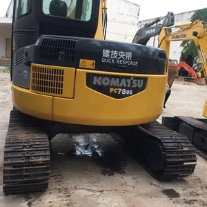 Excavadora Usada Komatsu PC78 56 55 60 70 de 5.6 Toneladas, Excavadora Hidráulica de Cadenas Usada, Komatsu PC55 56 60 70 78 de Segunda Mano - Product Image 2