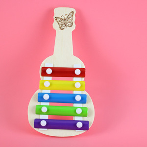 Jouet éducatif pour enfants de style populaire, xylophone en bois, piano à 5 tons, piano à frapper à la main pour enfants, éveil musical - Product Image 2