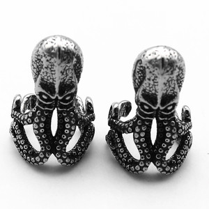 yunnique Octopus <b>Cuff</b> <b>Earrings</b> Stainless Steel Animal Design For Men And Women Fashion Jewelry - Product Image 1