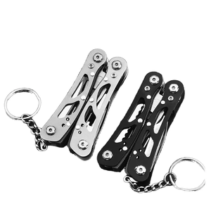 Paslanmaz çelik çok fonksiyonlu açık katlanır katlanabilir yeni taşınabilir bıçak mini balık pense bıçak aracı anahtarlık ile - Product Image 4
