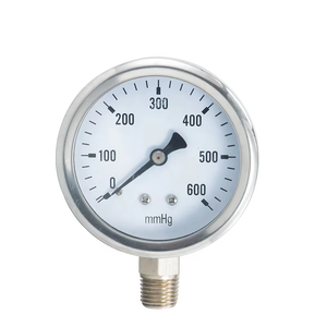 40mm 50mm 60mm 100mm 스테인리스 스틸 케이스 부르동 튜브 압력계 의료용 압력 게이지 - Product Image 2