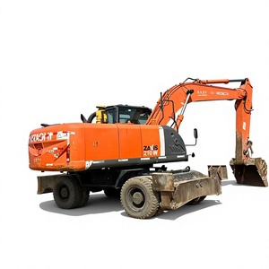 Excavatrice sur pneus ZX210W durable de 21 tonnes, pelle hydraulique pour la construction routière, à vendre - Product Image 1