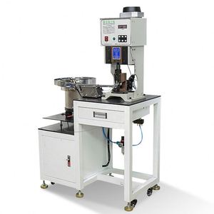 Máquina crimpadora de terminales semiautomática ultrasilenciosa con placa vibratoria de alimentación de terminales y máquina perforadora de terminales sueltos - Product Image 2