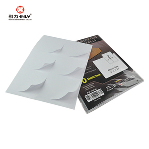 2000 hojas tamaño A4 papel sin madera etiquetas de envío inyección de tinta láser <span class=keywords><strong>etiqueta</strong></span> compatible 6-up - Product Image 2