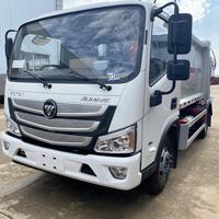 Camion compacteur de déchets Foton Aumark 4x2 à chargement arrière avec élévateur de bacs