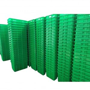 Nieuwe 10-12 Stuks/Kooi Hdpe Grill Plastic Kratten Vriesbak Voor Vlees Kip Pluimvee Verwerkingsfabriek - Product Image 4