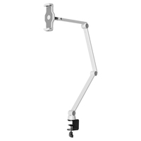 Bras long de haute qualité, trois sections stables, utilisé pour le support de tablette de téléphone portable avec une rotation de 360 degrés
