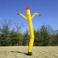 Danseur gonflable publicitaire en PVC, ventilateur, tube publicitaire gonflable, homme dans le ciel, ballon de tente pour les attractions