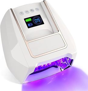 Lámpara UV Recargable de 126w, Inalámbrica, para Esmalte de Gel, Luz LED Roja para Uñas, para Salones de Manicura Profesionales - Product Image 1