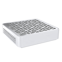 Collecteur de poussière d'ongles sans brosse Turbo vitesse réglable aspirateur à ongles silencieux bureau d'ongles avec collecteur de poussière