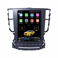 Lecteur DVD de voiture multimédia 6+128 avec GPS, navigation stéréo, Bluetooth, Wifi, 4G, Carplay pour Acura TL 2006-2018