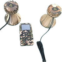 Llamador de Aves MP3 50W 150dB, Altavoz Impermeable a Batería, 110 Sonidos de Aves, Alcance de 80-300M para Cazar Todas las Aves y Animales, Plástico