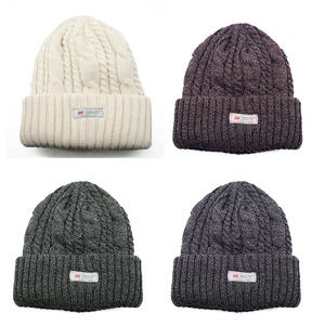 Bonnet d'hiver doublé <span class=keywords><strong>3M</strong></span> <span class=keywords><strong>Thinsulate</strong></span> avec revers côtelé épais et logo personnalisé, chapeau chaud pour sports de plein air, Gorras Hombre - Product Image 4