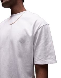 Fabricante Direto Heavyweight <span class=keywords><strong>Drop</strong></span> Shoulder Futebol Branco T-Shirt Oversized Fit Screen Printing em Algodão Baixo Preço - Product Image 3